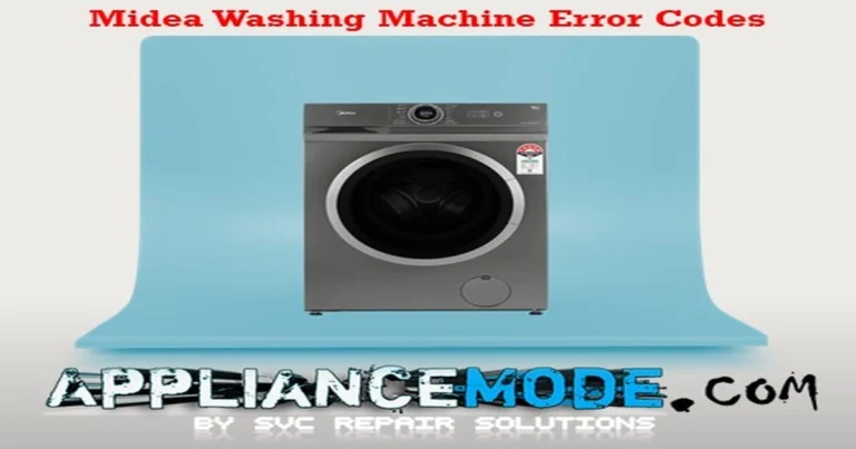 Read more about the article Midea Washing Machine Error Codes