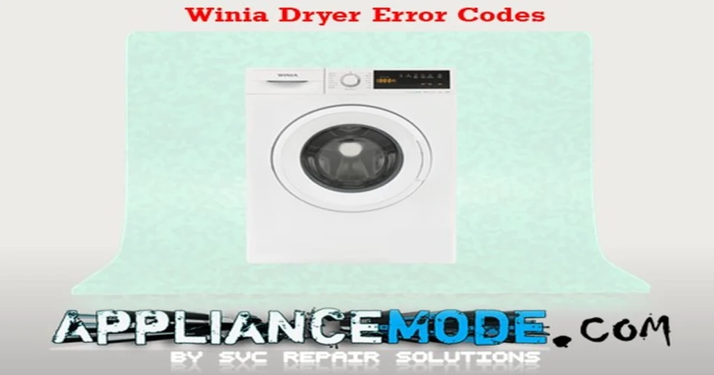 Winia Dryer Error Codes Explained