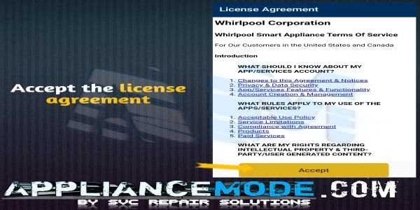 Accept the license