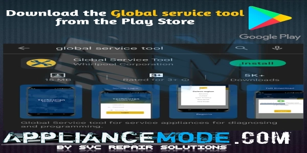 Download the Global Service Tool from the google play store