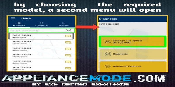 select the required models