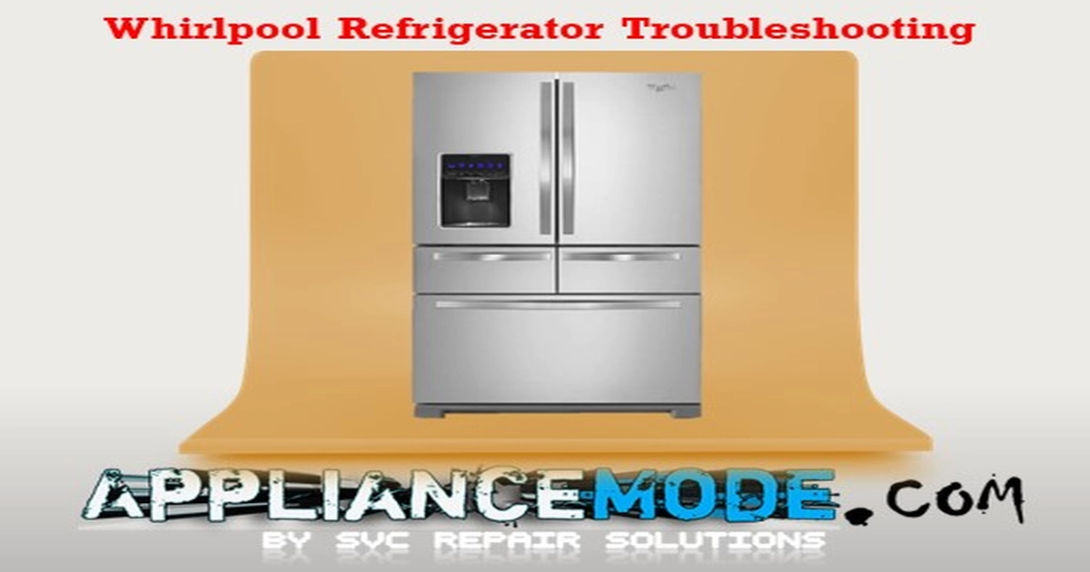 Whirlpool Refrigerator Troubleshooting Guide Using Service Diagnostic