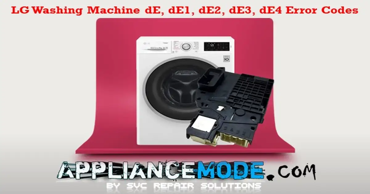 How To Fix DE Error On LG Washing Machine Troubleshooting Tips DIY