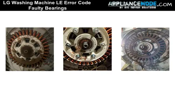 LE Error on LG Washing Machine Faulty Bearings