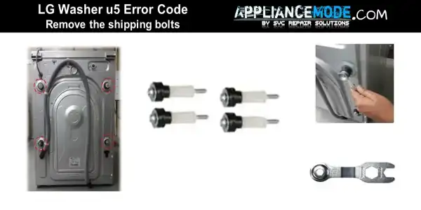 vs or u5 Error Code Remove the shipping bolts