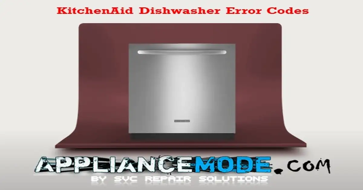 KitchenAid Dishwasher Error Codes Fault Codes.webp