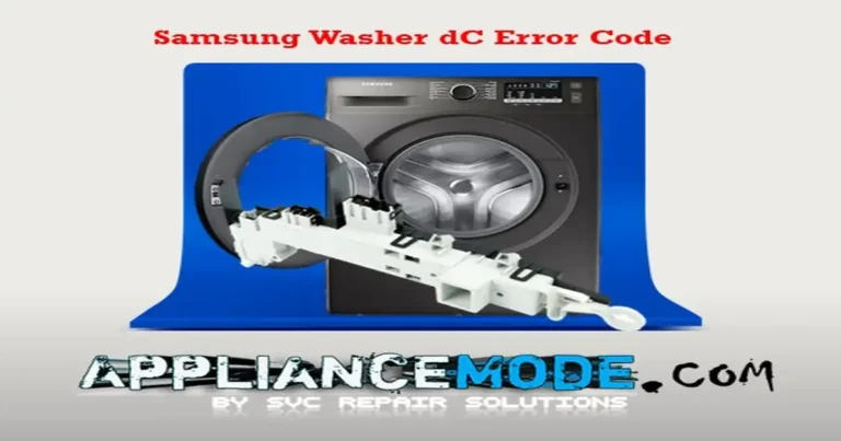 Read more about the article Samsung Washing Machine dC Error Code Fix