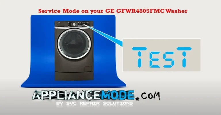 Read more about the article Accessing Service Mode on your GE GFWR4805FMC Washer