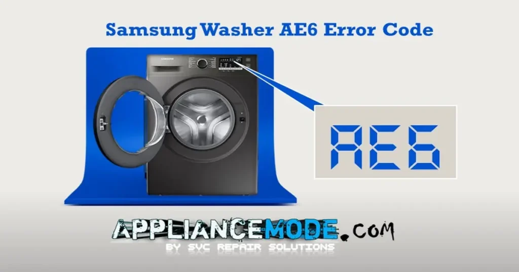 AE6 Error Code in Samsung Washers