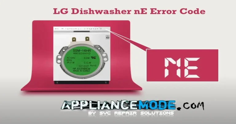 Read more about the article Troubleshooting the LG Dishwasher nE Error Code (Vario Motor)