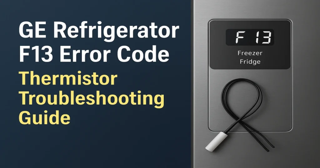 GE Refrigerator F13 Error Code