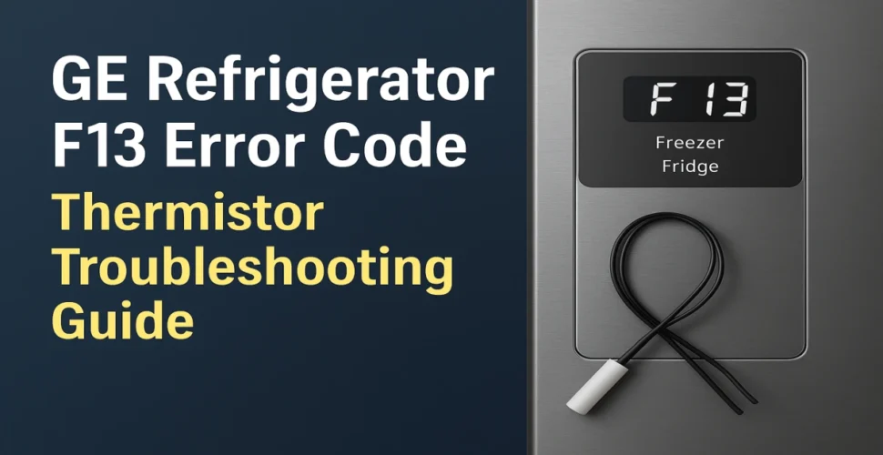 GE Refrigerator F13 Error Code – Thermistor Troubleshooting Guide