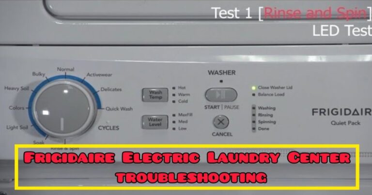 Read more about the article How to Enter Diagnostic Mode on a Frigidaire Electric Laundry Center