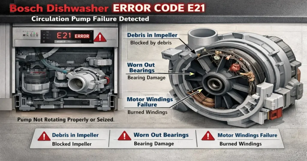 Bosch Dishwasher E21 Error Code