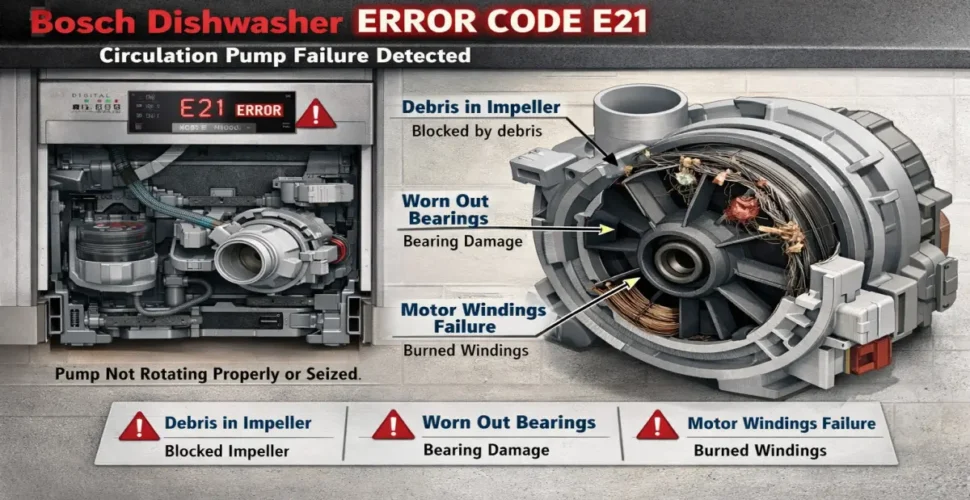 Bosch Dishwasher E21 Error Code