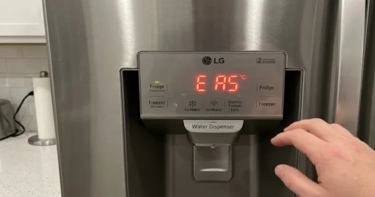 Read more about the article LG refrigerator with error code E AS