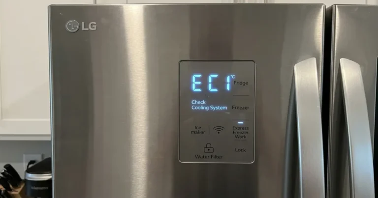 Read more about the article LG refrigerator with error code E C1