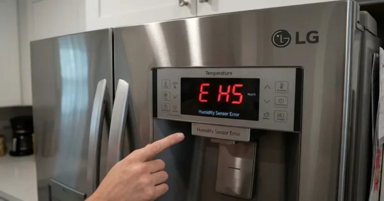 Read more about the article LG refrigerator with error code E HS