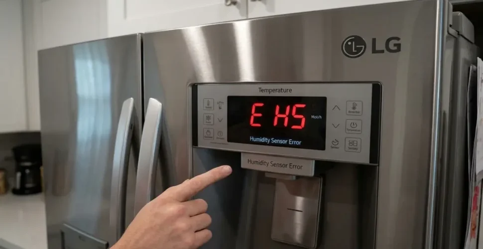 LG refrigerator with error code E HS