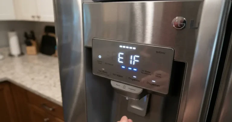 Read more about the article LG refrigerator with error code E IF