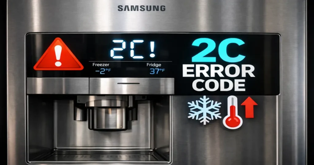 Samsung Refrigerator 2C Error Code
