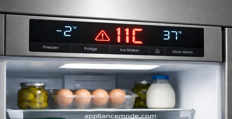 Samsung refrigerator with error code 11C