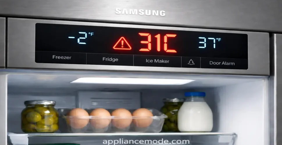 Samsung refrigerator with error code 31C