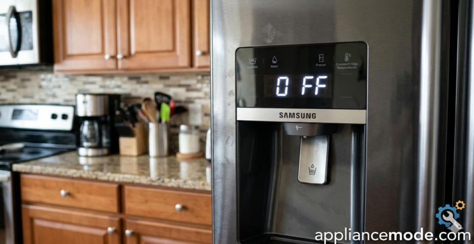 Samsung refrigerator with error code OF OF / O FF / OFF