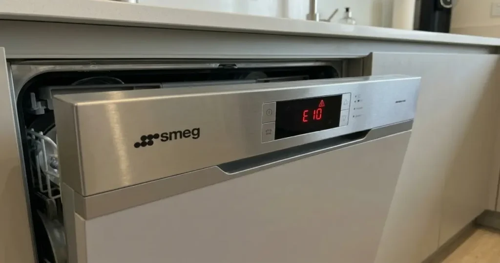 Smeg dishwasher with error code E10