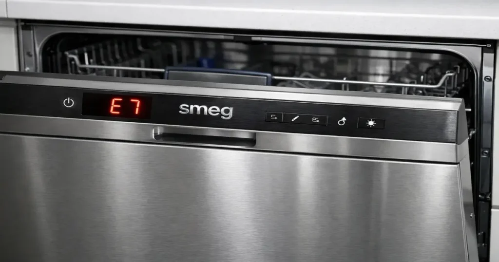 Smeg dishwasher with error code E7