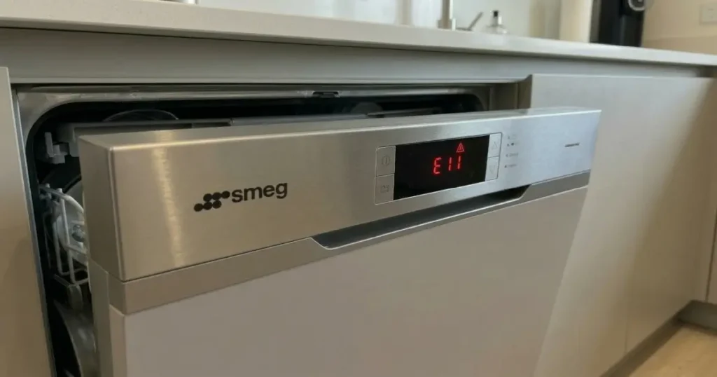 Smeg dishwasher with error code e11