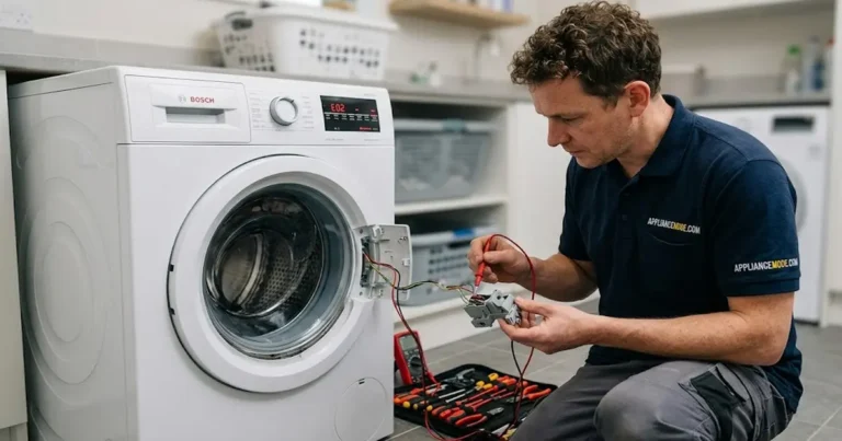 Bosch washing machine E02 error code