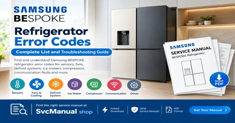 Samsung BESPOKE Refrigerator Error Codes: Complete List